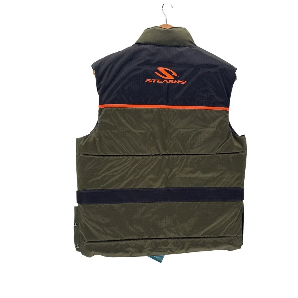 Stearns Fishing Vest Floatation Men Size Medium Green Outdoor‎ New